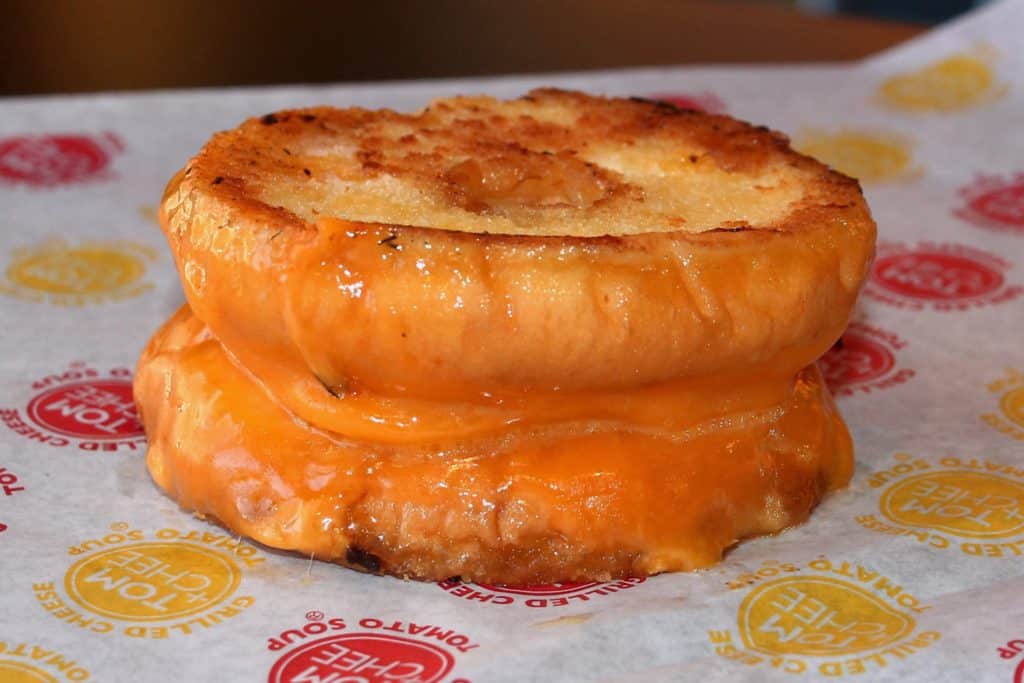 Tom & Chee grilled cheese donut