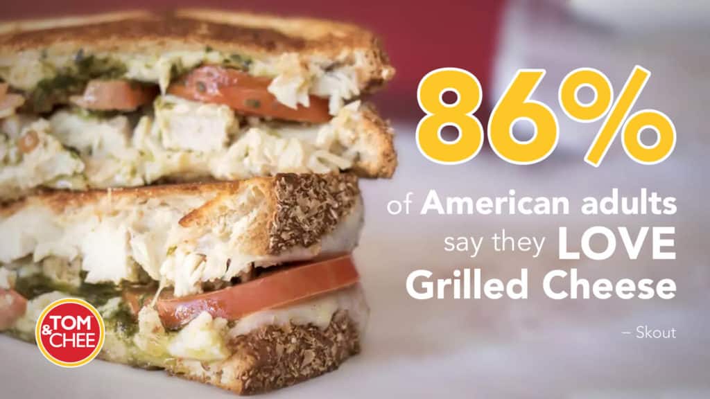 Tom & Chee franchise grilled cheese infographic